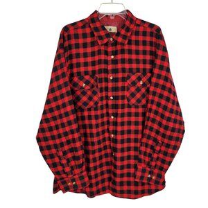 Buffalo Plaid Flannel Shirt Jacket XL Grunge Lumberjack Cabin Core Outdoor
